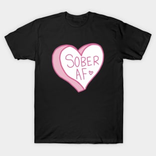 Sober Af Pink T-Shirt